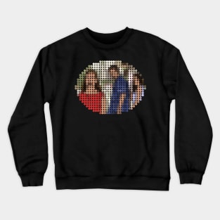 Dotty Distracted Boyfriend Meme Oval Crewneck Sweatshirt